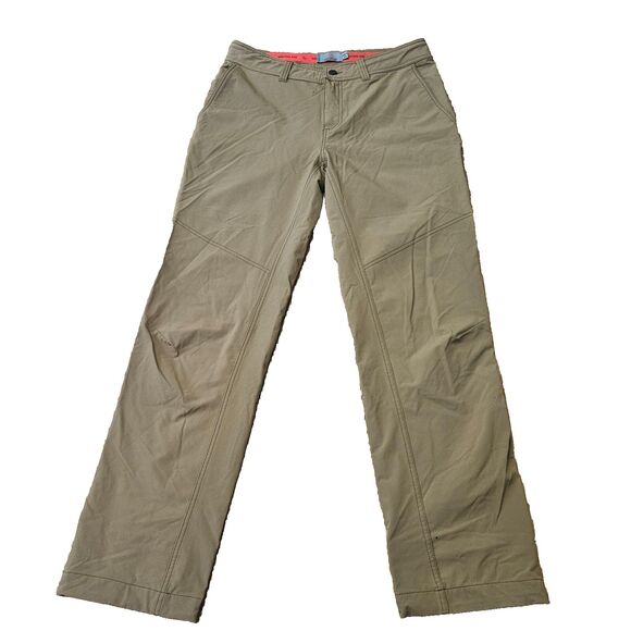 Western Rise Evolution Chino Pants Mens 34x34 Khaki Nylon Stretch Performance - Picture 1 of 15